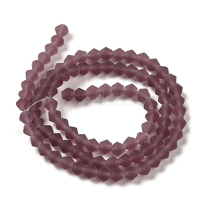 Имитировать нити бус из матового стекла из австрийского хрусталя GLAA-F029-TM2mm-B04-1