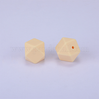 Шестиугольные силиконовые фокусные бусины&nbsp;SI-JX0020A-20-1