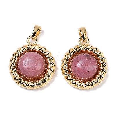 Латунь с подвесками из драгоценных камней KK-Q030-27B-G-1