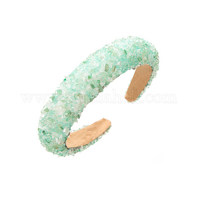 Резинки для волос с бусинами из смолы и жемчужной губкой PW-WG46567-05-1