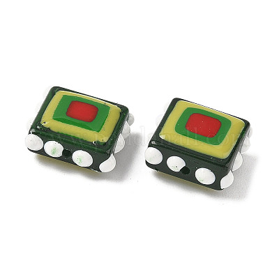 Бусины из стеклянной эмали LAMP-S079-14G-1