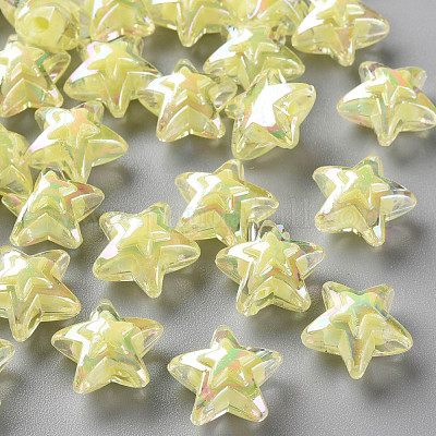 Perles en acrylique transparente&nbsp;TACR-S152-11B-07-1