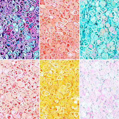 125 г двухцветных пластиковых пайеток&nbsp;PVC-TA0001-05B-1