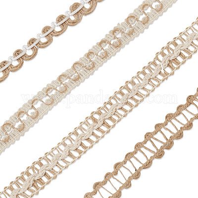 4 связка 4 видов натурального джутового шнура OCOR-MP0001-03-1