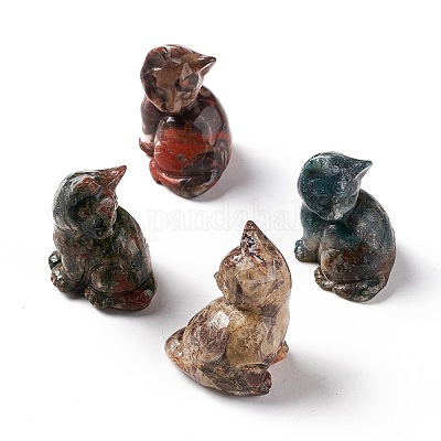 Украшение дисплея скульптуры из натуральной океанской яшмы G-F719-40C-1