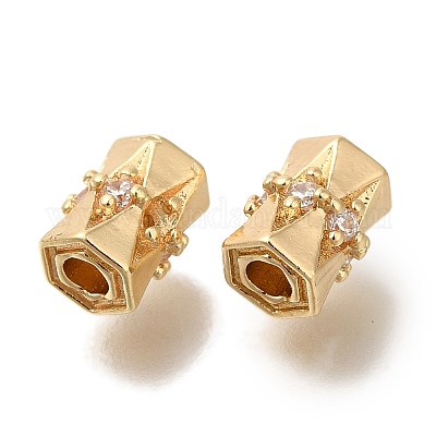 Латунные микро проложить кубического циркония KK-Q001-07G-1