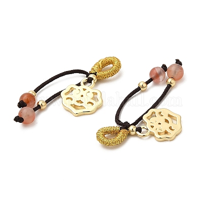 Украшения с подвесками из латуни и замком G-G008-13G-1