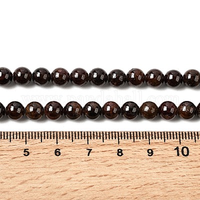 Гранат бисер пряди круглые&nbsp;G-O081-01-6mm-1