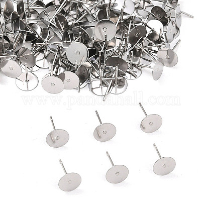 Фурнитура для сережек-гвоздиков из нержавеющей стали марки 304 STAS-S028-37-1