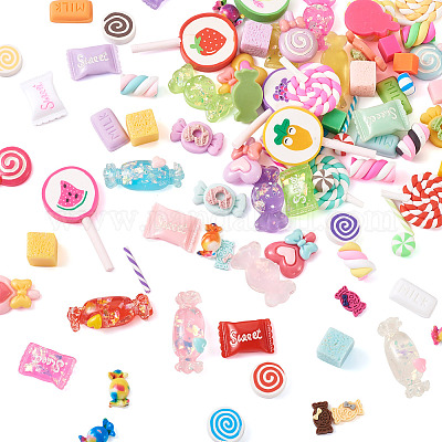 Кабошоны из смолы в стиле 180 шт. CRES-FW0001-02-1