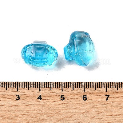 Стеклянные бусины GLAA-D303-05G-1