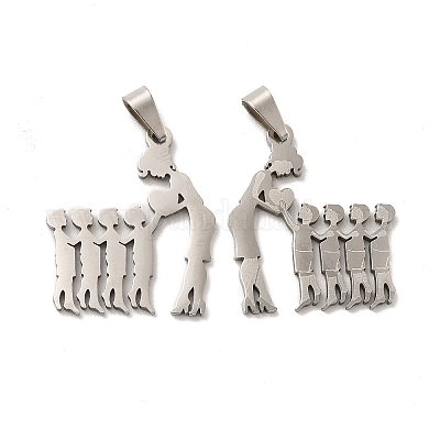 Не тускнеющие подвески из нержавеющей стали на день матери/день учителя 201 STAS-K251-023P-1