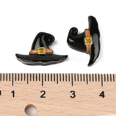 Кабошоны из непрозрачной смолы на тему Хэллоуина CRES-M037-07C-01-1