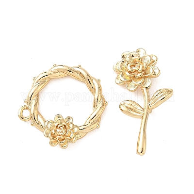 Латуни Переключить застежками KK-F194-03A-G-1