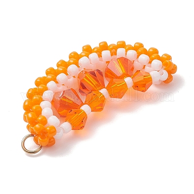 Подвески из оранжевого стекла Toho PALLOY-MZ01125-1