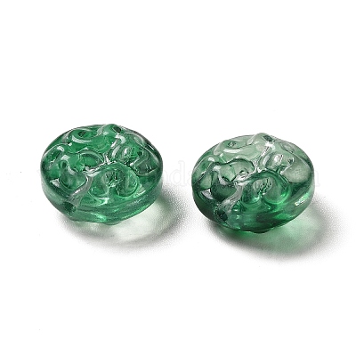 Прозрачные стеклянные бусины GLAA-O023-09-1