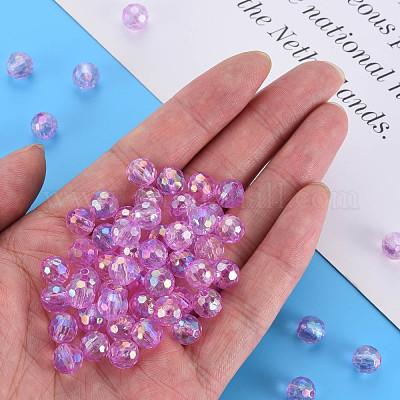 Прозрачные акриловые бусины&nbsp;MACR-S373-64-C01-1