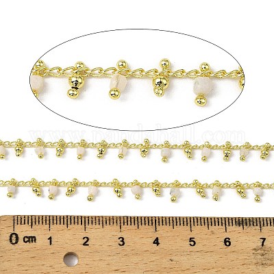 Кубические звенья из латуни ручной работы CHC-L053-10G-06-1