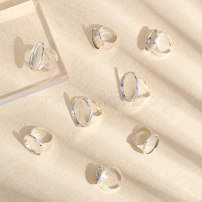 16 шт. 4 регулируемых размера латунных колец для пальцев KK-CA0002-22S-1