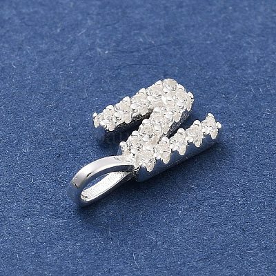 925 серебро с подвесками из кубического циркония. STER-Q004-01N-S-1