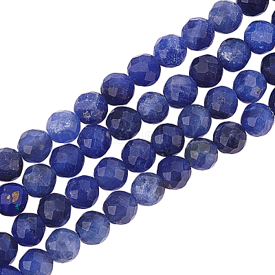 2 нити натуральных содалитовых бусин нити G-OC0004-85-1