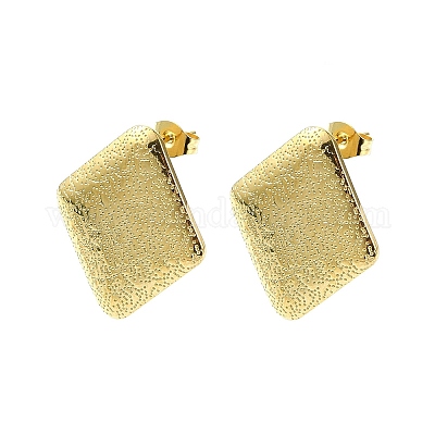 Фурнитура для сережек-гвоздиков из нержавеющей стали 304 STAS-L024-002G-01-1