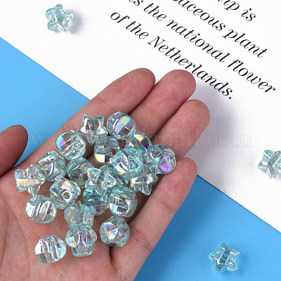 Прозрачные акриловые пуговицы с 1 отверстием MACR-S373-129-C07-1