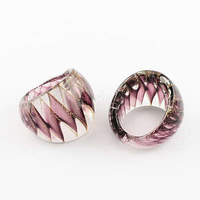 Широкополосные кольца лэмпворк RJEW-Q150-M06-B-1