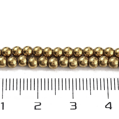 Синтетические магнитные гематит бусины пряди G-P545-K01-01B-1