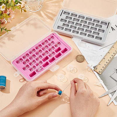 2 набор из 2-х цветных пластиковых шпуль для шитья и вышивания TOOL-BC0002-23-1