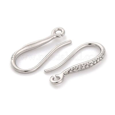 Латунные крючки для сережек EJEW-R025-14P-1