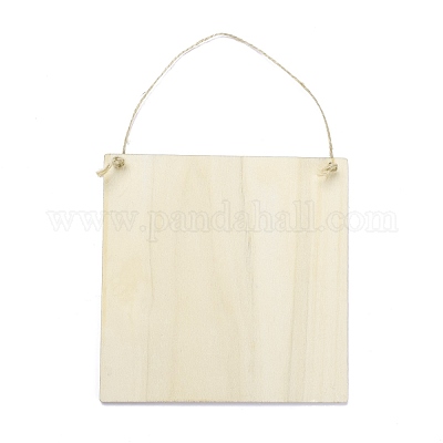 Доска плотности темы Ид деревянная настенная подвеска дверная табличка с орнаментом HJEW-C004-01H-1