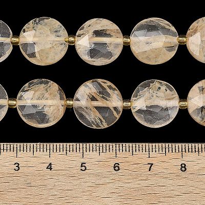 Кофе арбуз камень стеклянные бусы пряди&nbsp;G-A292-A04-01-1