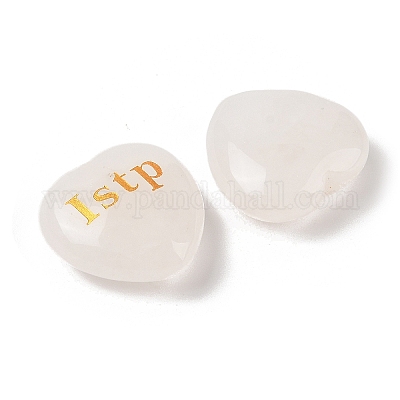 Натуральный кварцевый кристалл с гравировкой сердца G-K353-05E-1