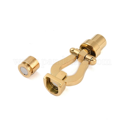 Ионное покрытие (ip) магнитные застежки из нержавеющей стали 304 с вклеиваемыми концами STAS-K282-02G-1