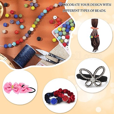 Pave disco бусины&nbsp;RB-YW0001-16A-1