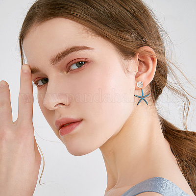 120 шт. 4 шт. фурнитура для сережек-гвоздиков из железа DIY-OC0010-07-1