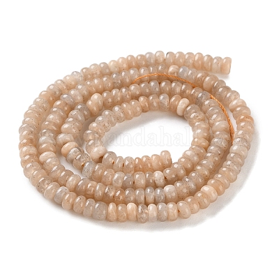 Натуральный Sunstone бисер пряди G-K343-C35-01-1