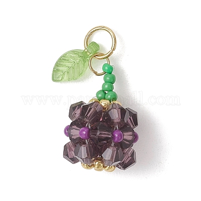 Стеклянные подвески&nbsp;PALLOY-MZ01248-02-1