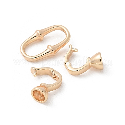 Латунь раз по сравнению с застежками KK-U052-30G-1