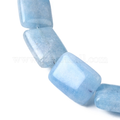 Нити бусин из натурального окрашенного кварца G-S386-A10-1