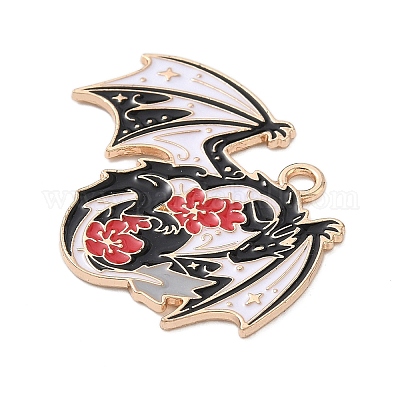 Подвески из эмали и сплава&nbsp;ENAM-P258-05B-G-1