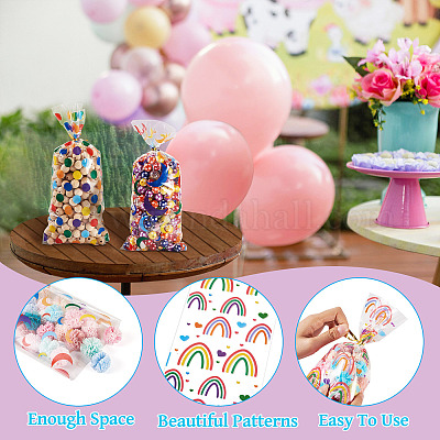 4 набор целлофановых мешочков для хранения конфет из opp-пленки ABAG-TAC0013-20C-01-1