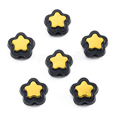 Покрытие непрозрачных акриловых бусин OACR-N136-01A-1