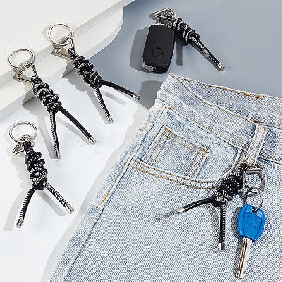 5шт pu с брелоком из сплава KEYC-GA0001-40-1