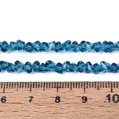 Прозрачные стеклянные бусины GLAA-N018-4mm-28-1