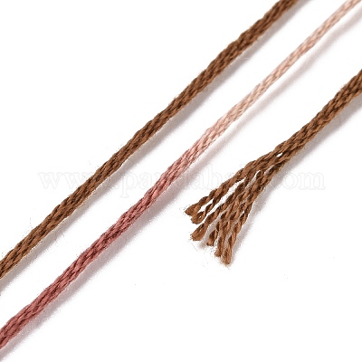 10 моток двухслойной полиэфирной нити для вышивания OCOR-K006-A10-1