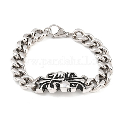 Браслеты из нержавеющей стали 304 BJEW-D379-12ASP-1