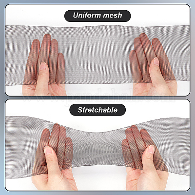 23 ярд эластичных полиэфирных декоративных сетчатых лент OCOR-WH0082-180A-1