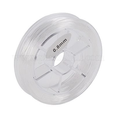 Круглая японская эластичная хрустальная нить&nbsp;EW-G008-01-0.8mm-1